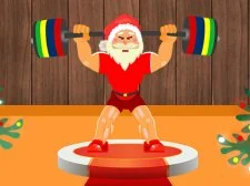 Santa Weightlifter